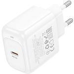 Изображение Сетевое ЗУ Hoco CS53A White (6942007631488) Type-C, Fast Charge, PD25W #6 Фото Сетевое ЗУ Hoco CS53A White (6942007631488) Type-C, Fast Charge, PD25W #6