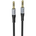 Фото Кабель HOCO UPA26 Black (6942007608800) Аудио 3,5mm джек/3,5mm джек, 1м, AUX кабель