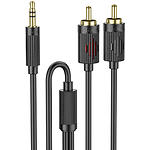 Изображение Кабель HOCO UPA28 Black (6942007607759) Аудио 3.5mm джек / 2 * RCA тюльпан, 1.5м Фото Кабель HOCO UPA28 Black (6942007607759) Аудио 3.5mm джек / 2 * RCA тюльпан, 1.5м