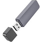 Фото Картридер Hoco HB45 Spirit 2-in-1 USB2.0 Metal Gray (6942007620499) SD/microSD #3