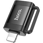 Переходник HOCO UA31A Black (6942007628082) Lightning male -> USB-A female OTG - фото