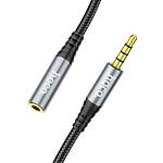 Изображение Кабель HOCO UPA20 Gray (6931474762160) Аудио 4-pin 3,5mm джек/3,5mm разъем, 2м, удлинитель #4 Фото Кабель HOCO UPA20 Gray (6931474762160) Аудио 4-pin 3,5mm джек/3,5mm разъем, 2м, удлинитель #4