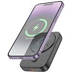 Изображение Внешний аккумулятор Power Bank Hoco J117A Esteem 10000mAh Black (6942007605823) QC,20W,Wireless chrg #3 Фото Внешний аккумулятор Power Bank Hoco J117A Esteem 10000mAh Black (6942007605823) QC,20W,Wireless chrg #3