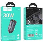 Изображение Автомобильное ЗУ Hoco Z57 Metal Gray (6942007633048) USB-C, PD30W #1 Фото Автомобильное ЗУ Hoco Z57 Metal Gray (6942007633048) USB-C, PD30W #1