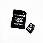 Фото microSD XC 128 GB Wibrand UHS-I class 10 (WICDHU1/128GB-A) с SD переходником