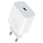 Фото Сетевое ЗУ WUW-C176, USB-C, PD 20W, White