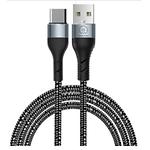 Фото Кабель WUW-X213 Black, USB/Type-C, 1м, 2.4A
