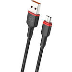 Изображение Кабель WUW-X203 Black (6972573336197) USB/Micro-USB, 1м, 2.4A Фото Кабель WUW-X203 Black (6972573336197) USB/Micro-USB, 1м, 2.4A