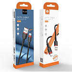 Изображение Кабель WUW-X203 Black (6972573336197) USB/Micro-USB, 1м, 2.4A #4 Фото Кабель WUW-X203 Black (6972573336197) USB/Micro-USB, 1м, 2.4A #4