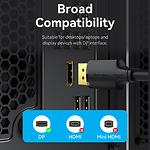 Изображение Кабель Vention (HAKBH) Black, DisplayPort / DisplayPort, 2м, 4K HD #1 Фото Кабель Vention (HAKBH) Black, DisplayPort / DisplayPort, 2м, 4K HD #1
