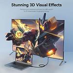 Изображение Кабель Vention (HAKBH) Black, DisplayPort / DisplayPort, 2м, 4K HD #2 Фото Кабель Vention (HAKBH) Black, DisplayPort / DisplayPort, 2м, 4K HD #2
