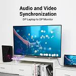 Изображение Кабель Vention (HACBG) 1.5м, Black, DisplayPort / DisplayPort, 4K HD #2 Фото Кабель Vention (HACBG) 1.5м, Black, DisplayPort / DisplayPort, 4K HD #2