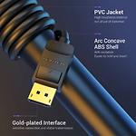 Изображение Кабель Vention (HACBG) 1.5м, Black, DisplayPort / DisplayPort, 4K HD #3 Фото Кабель Vention (HACBG) 1.5м, Black, DisplayPort / DisplayPort, 4K HD #3