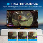 Изображение Кабель Vention (HCDBH) 2м, Black, DisplayPort v1.4 -> HDMI 8K #2 Фото Кабель Vention (HCDBH) 2м, Black, DisplayPort v1.4 -> HDMI 8K #2