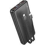 Изображение Внешний аккумулятор Power Bank BOROFONE BJ57 Black Graceful 10000mAh, 22.5W, PD20W, with cable Фото Внешний аккумулятор Power Bank BOROFONE BJ57 Black Graceful 10000mAh, 22.5W, PD20W, with cable