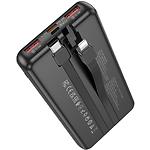 Изображение Внешний аккумулятор Power Bank BOROFONE BJ57 Black Graceful 10000mAh, 22.5W, PD20W, with cable #3 Фото Внешний аккумулятор Power Bank BOROFONE BJ57 Black Graceful 10000mAh, 22.5W, PD20W, with cable #3