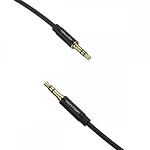 Изображение Кабель Vention (BAXBH), Black AUX audio cable 2м, 3.5мм 3pin джек/3.5мм 3pin джек #1 Фото Кабель Vention (BAXBH), Black AUX audio cable 2м, 3.5мм 3pin джек/3.5мм 3pin джек #1
