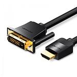 Изображение Кабель Vention (ABFBI) 3м, Black, HDMI to DVI 1080P 60Hz Фото Кабель Vention (ABFBI) 3м, Black, HDMI to DVI 1080P 60Hz