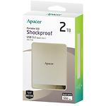 Фото SSD Apacer AS724 1TB External USB 3.2 Gen2 Type-C Cream-White (AP1TBAS724C-1) 500/500 Mb/s #1