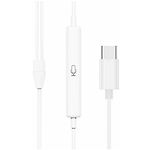 Изображение HOCO M80 Original Type-C White наушники вкладыши с микрофоном #2 Фото HOCO M80 Original Type-C White наушники вкладыши с микрофоном #2