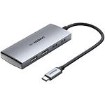 Концентратор HUB USB 3.2 UGREEN CM480 Gray (UGR-30758) Type-C --> 2*USB 3.2 + 2*Type-C 3.2 - фото