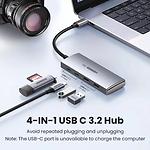 Изображение Концентратор HUB USB 3.2 UGREEN CM480 Gray (UGR-30758) Type-C --> 2*USB 3.2 + 2*Type-C 3.2 #3 Фото Концентратор HUB USB 3.2 UGREEN CM480 Gray (UGR-30758) Type-C --> 2*USB 3.2 + 2*Type-C 3.2 #3