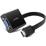 Переходник UGREEN MM103 (UGR-40248) HDMI male -> VGA female, 0.25m cable - фото