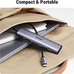 Фото Концентратор HUB USB 3.1 UGREEN CM473 Gray (UGR-15395) Type-C --> 2*USB 3.0 + 2*Type-C 3.0 #5