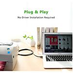 Изображение Кабель UGREEN US210 (UGR-10372) 2м, USB-A 3.0/USB-B Print Cable, Black #1 Фото Кабель UGREEN US210 (UGR-10372) 2м, USB-A 3.0/USB-B Print Cable, Black #1