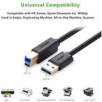 Изображение Кабель UGREEN US210 (UGR-10372) 2м, USB-A 3.0/USB-B Print Cable, Black #2 Фото Кабель UGREEN US210 (UGR-10372) 2м, USB-A 3.0/USB-B Print Cable, Black #2
