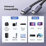 Изображение Кабель UGREEN HD153 (UGR-25297) 1м, Black, HDMI / HDMI, 4K HD 60Hz #3 Фото Кабель UGREEN HD153 (UGR-25297) 1м, Black, HDMI / HDMI, 4K HD 60Hz #3