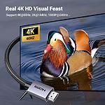 Изображение Кабель UGREEN HD153 (UGR-25297) 1м, Black, HDMI / HDMI, 4K HD 60Hz #4 Фото Кабель UGREEN HD153 (UGR-25297) 1м, Black, HDMI / HDMI, 4K HD 60Hz #4