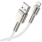 Фото Кабель Baseus CALJK-A02 Cafule USB/Lightning 1м White 2.4A #4