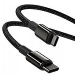 Фото Кабель Baseus CATWJ-A01 Tungsten Gold Type-C/Type-C, 2м Black 100W #2