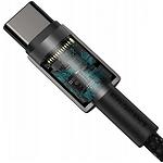 Фото Кабель Baseus CATWJ-A01 Tungsten Gold Type-C/Type-C, 2м Black 100W #5