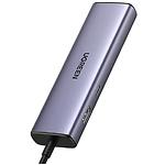 Фото Концентратор HUB USB 3.1 UGREEN CM512 Gray (UGR-15598) Type-C --> HDMI+ RJ45+ 3*USB 3.0 + PD Type-C #1