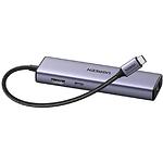 Фото Концентратор HUB USB 3.1 UGREEN CM512 Gray (UGR-15598) Type-C --> HDMI+ RJ45+ 3*USB 3.0 + PD Type-C #3