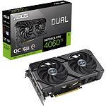 Изображение Видеокарта ASUS GeForce RTX4060 Ti 16GB (DUAL-RTX4060TI-O16G-EVO) Фото Видеокарта ASUS GeForce RTX4060 Ti 16GB (DUAL-RTX4060TI-O16G-EVO)