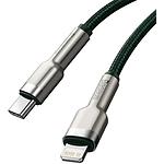 Изображение Кабель Baseus CATLJK-A06 Cafule Type-C/Lightning, 1м, Green, PD 20W #4 Фото Кабель Baseus CATLJK-A06 Cafule Type-C/Lightning, 1м, Green, PD 20W #4