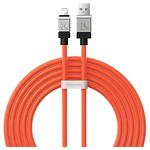 Фото Кабель Baseus CAKW000407 CoolPlay Series Fast Charging USB-A/Lightning, 1м, Orange, 2.4A