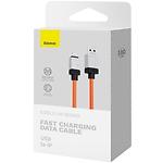 Фото Кабель Baseus CAKW000407 CoolPlay Series Fast Charging USB-A/Lightning, 1м, Orange, 2.4A #1