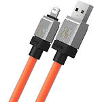 Фото Кабель Baseus CAKW000407 CoolPlay Series Fast Charging USB-A/Lightning, 1м, Orange, 2.4A #2