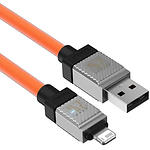 Фото Кабель Baseus CAKW000407 CoolPlay Series Fast Charging USB-A/Lightning, 1м, Orange, 2.4A #6