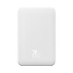 Фото Внешний аккумулятор Power Bank Baseus (PPCX150002) Magnetic Mini Wireless + USB Fast 20000mAh White #2