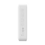 Фото Внешний аккумулятор Power Bank Baseus (PPCX150002) Magnetic Mini Wireless + USB Fast 20000mAh White #3