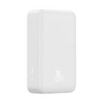 Фото Внешний аккумулятор Power Bank Baseus (PPCX150002) Magnetic Mini Wireless + USB Fast 20000mAh White #5