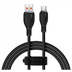 Изображение Кабель Baseus P10355703111-00 Pudding Fast-Charging Cable USB-A/Type-C, 100W, 1.2м, Black Фото Кабель Baseus P10355703111-00 Pudding Fast-Charging Cable USB-A/Type-C, 100W, 1.2м, Black
