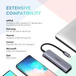 Изображение Концентратор HUB USB 3.1 UGREEN CM195 Gray (UGR-70411) Type-C --> HDMI+ 2*USB 3.0+ PD Type-C + SD/TF #6 Фото Концентратор HUB USB 3.1 UGREEN CM195 Gray (UGR-70411) Type-C --> HDMI+ 2*USB 3.0+ PD Type-C + SD/TF #6