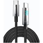 Изображение Кабель WUW-X214 Black Type-C/Type-C, 1м, PD 60W Фото Кабель WUW-X214 Black Type-C/Type-C, 1м, PD 60W
