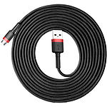Изображение Кабель Baseus CAMKLF-H91 Cafule USB/Micro-USB, 3м, Red+Black, 2A #2 Фото Кабель Baseus CAMKLF-H91 Cafule USB/Micro-USB, 3м, Red+Black, 2A #2